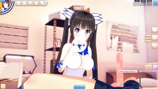 3D Hentaigame - hestia Blowjob & Titsjob