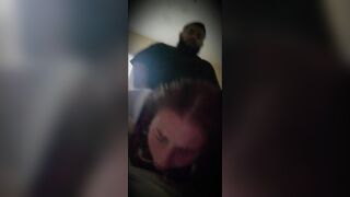 White girl cheats on boyfriend gets cream pie, she lets me cum inside her. Doggystyle