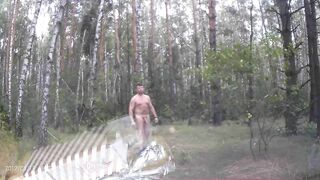 walking naked after sex.