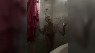 Dancing in shower