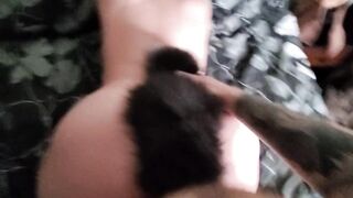 POV Goth Little Kitten gets Creampied