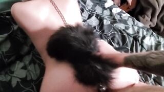 POV Goth Little Kitten gets Creampied