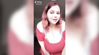 Super busty tiktok girl