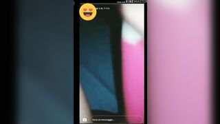 Instagram slut playing with dildo wet pussy