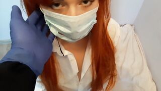 Corona virus patient do blowjob for her doctor