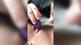 Boyfriend Edges My Clit With Toy And His Tongue