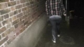 Alice - pissing my already wet jeans again & walking in public