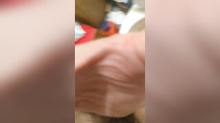 Dirty Talking Camgirl Slut TRIES to Pee into Toliet Standing Up & FAILS! Pissy Mess Bathroom Floor!!