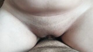 Fat virgin first time sex! Lost his virginity and creampie a stepsister