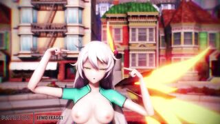 [MMD R-18] Honkai Impact - God Kiana Lamb [4K UNCENSORED HENTAI]