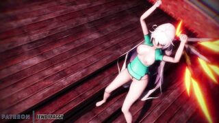 [MMD R-18] Honkai Impact - God Kiana Lamb [4K UNCENSORED HENTAI]