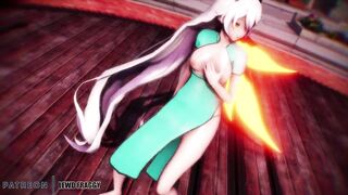 [MMD R-18] Honkai Impact - God Kiana Lamb [4K UNCENSORED HENTAI]