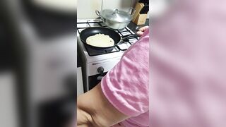 Step mom fucked hard in a cooking show by Chief