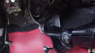 No Panties Pedal Pumping A Chevy Camaro SS 350