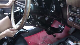 No Panties Pedal Pumping A Chevy Camaro SS 350