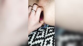 I fuck my husband's butt by very big and huge plug anal