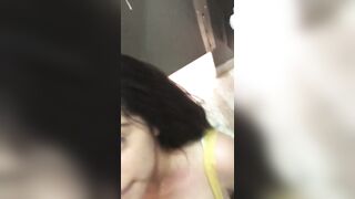 Big Titty Latina Ex Sucks My Cock in Public