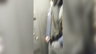 Caught jerking off on elevator