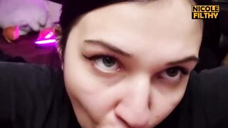 POV Blowjob Best Amateur DEEPTHROAT Swallow Cum