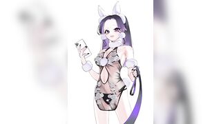 照焼ささみ イラストメイキング動画 ????ちゃん ピンクブルー