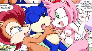 Sonic (Amy Rose Fucking Porn Parody) - Saturday Night Fun #1 (Hard Sex) (Hentai)