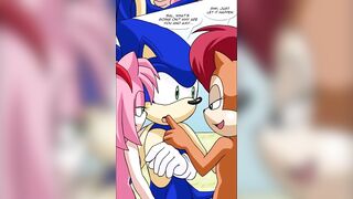 Sonic (Amy Rose Fucking Porn Parody) - Saturday Night Fun #1 (Hard Sex) (Hentai)