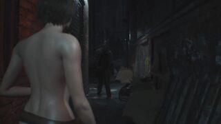 The naked and hot beauty Jill from the game resident evil 3 | Porno Game 3d