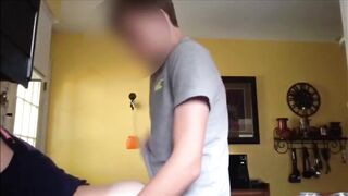 SLUT CHEERLEADER FUCKED IN KITCHEN