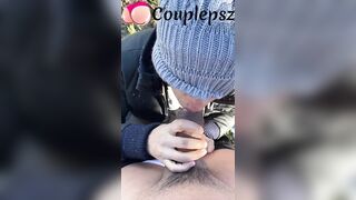 Rich blowjob in the mountains, he cums in my mouth - COUPLEPSZ