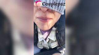 Rich blowjob in the mountains, he cums in my mouth - COUPLEPSZ