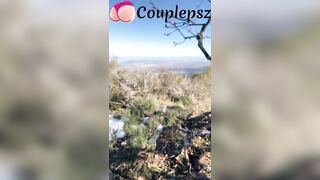 Rich blowjob in the mountains, he cums in my mouth - COUPLEPSZ