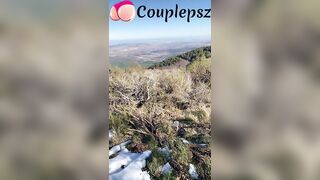 Rich blowjob in the mountains, he cums in my mouth - COUPLEPSZ