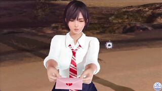 Dead or Alive Xtreme Venus Vacation Nagisa Valentine's Day Pose Cards Fanservice Appreciation