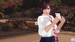 Dead or Alive Xtreme Venus Vacation Nagisa Valentine's Day Pose Cards Fanservice Appreciation