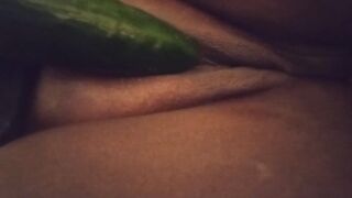 Cucumber sandwich with a rather deep filling mmm