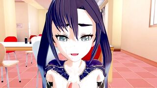 Mona Genshin Impact 3D HENTAI 3/8