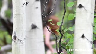 Youtuber Catches Redhead Masturbating in the Woods