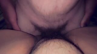 BBW HunnyJuna gets pussy played with and fucked.