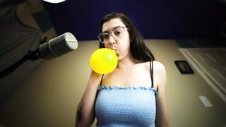 Giantess Blowing Up Balloons ASMR Roleplay