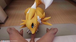 Renamon having sex