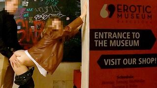 QUICKIE at the EROTIC MUSEUM of BARCELONA | Almost Caught | LilyKoti