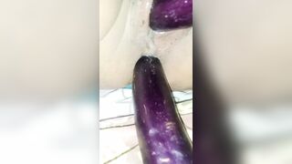 Penetrated by eggplant