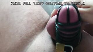 Ballbusting, Tease & Denial in Chastity! CBT Femdom BDSM by Mistress Redix