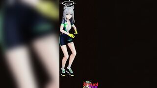 MMD-B Tall BluArc Time Moment bike-N - Emerald Suit Color Edit Smixix