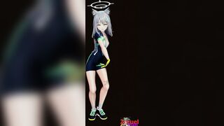 MMD-B Tall BluArc Time Moment bike-N - Emerald Suit Color Edit Smixix