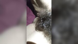 VERY Hairy FART FETISH Slut Shows Hirsutism Hirsute Hairest Pink Pussy stinky Nasty Gross farting