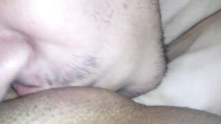 Latina big fat pussy and big clítoris receiving a sexy oral sex cunt eating til orgasms