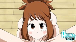 MY HERO ACADEMIA URARAKA TE SACA TODA LA LECHE CON LA LENGUA