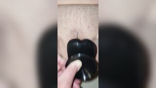 Bbc deep in slutwife pussy bbc dildo balls deep brutal white wife pussy stretched gaped and ruined pussy big pussy