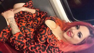 Public fingering on train